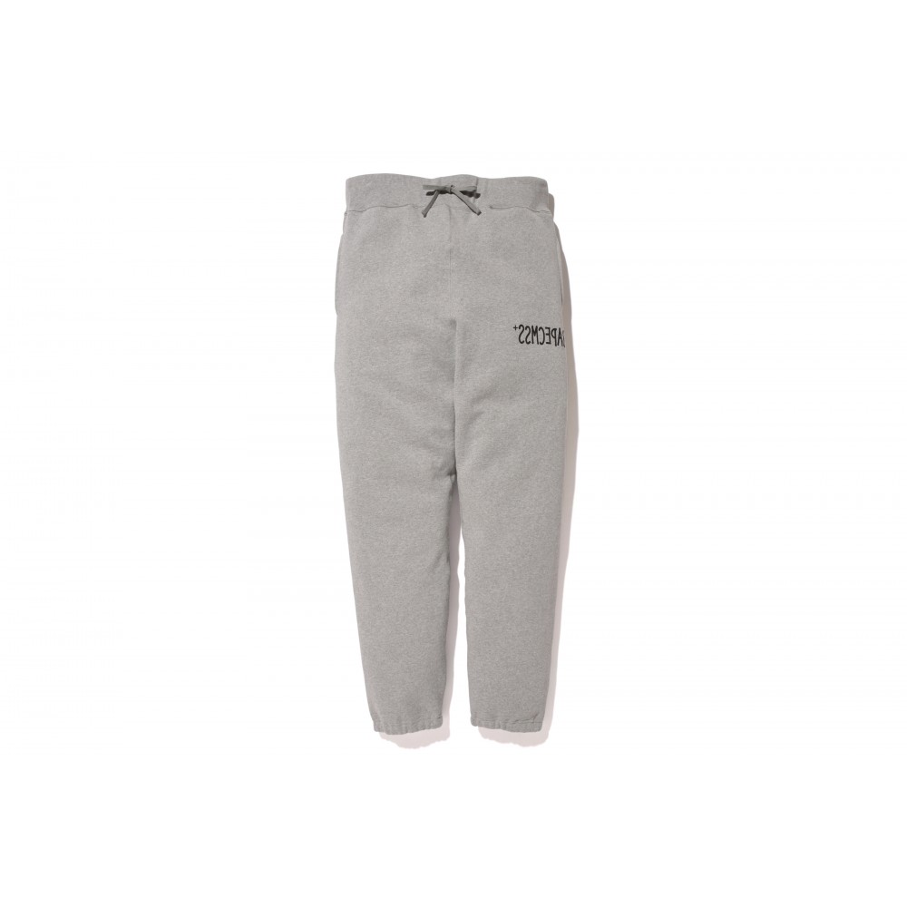 bape sweatpants grey